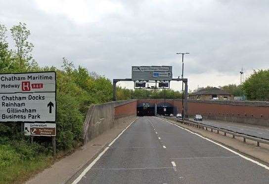 Medway Tunnel reopens after two days of traffic chaos