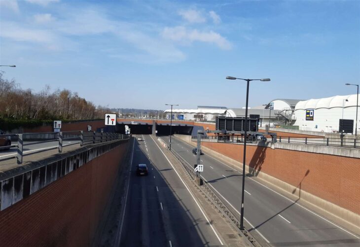 Medway Tunnel shut eastbound due to police incident