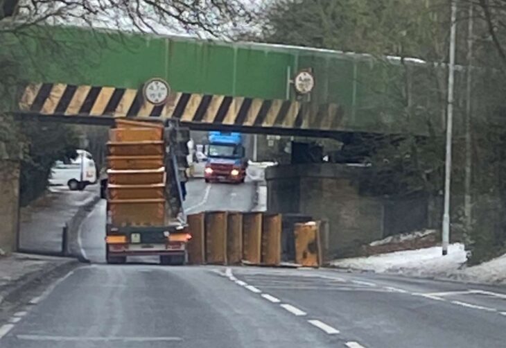 Skips fall off back of lorry, causing delays in Harrietsham along A20 Ashford Road