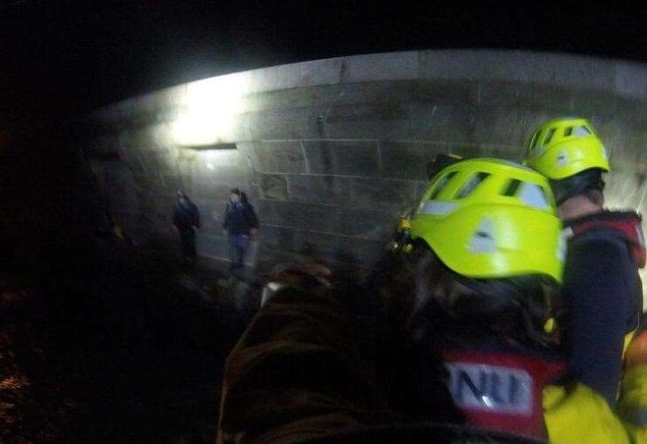Trapped anglers at Dover Admiralty Pier saved by RNLI lifeboat