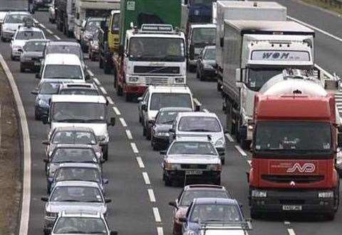 Rush hour delays after crash on A249 near Sittingbourne