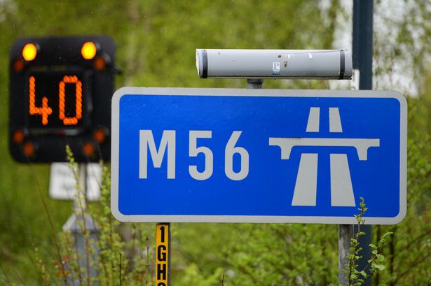 Man, 70, dies after car comes off M56 and goes down embankment