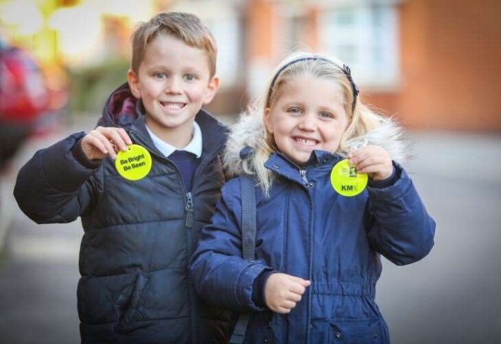 Be Bright Be Seen 2023, with Kent County Council, has 25,000 free keyrings to giveaway