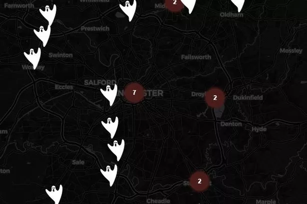 Mapped: Greater Manchester's most haunted postcodes