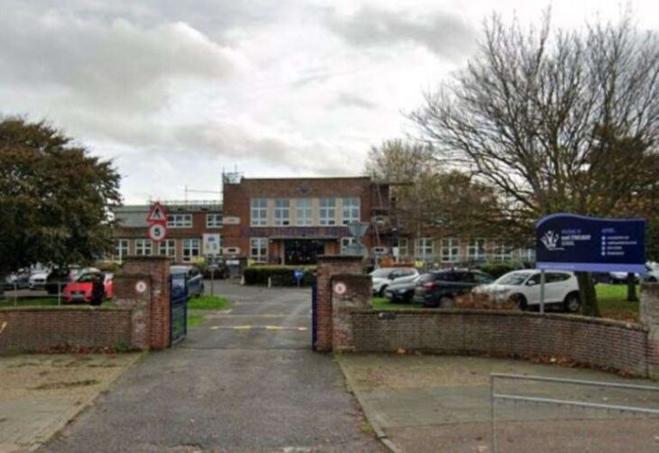 Pupils at King Ethelbert School in Birchington set to work in huge Portakabin for three years after RAAC found