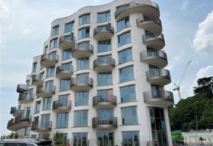 ‘Whistling’ seafront homes in Folkestone hit market for £2.1m