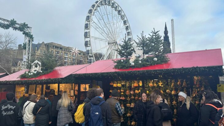 I spent £5.80 on a hot chocolate at a popular Christmas market - the noise was deafening & half-naked trees looked awful