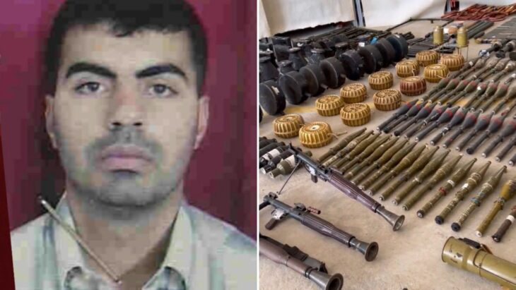 Israel airstrike kills Hamas weapons chief Mohsen Abu Zina as footage shows hundreds of seized rockets & suicide belts
