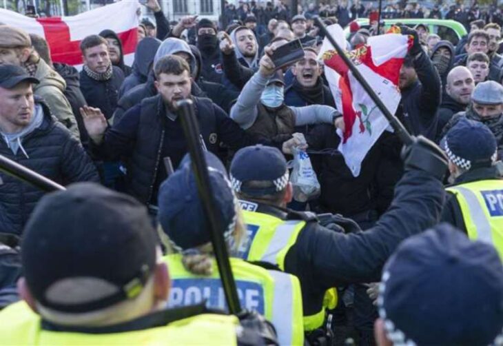 Taylor Warne from Hastingleigh near Ashford charged after violence erupts at pro-Palestinian march in London