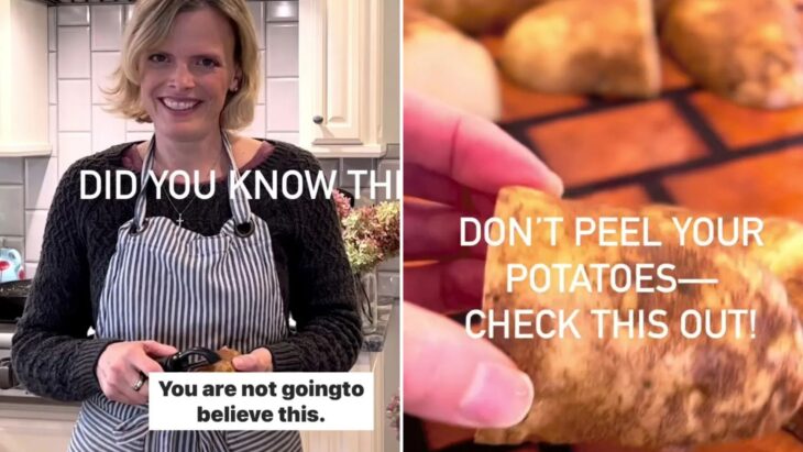You've been cooking potatoes all wrong - my clever method means you'll NEVER use a peeler again