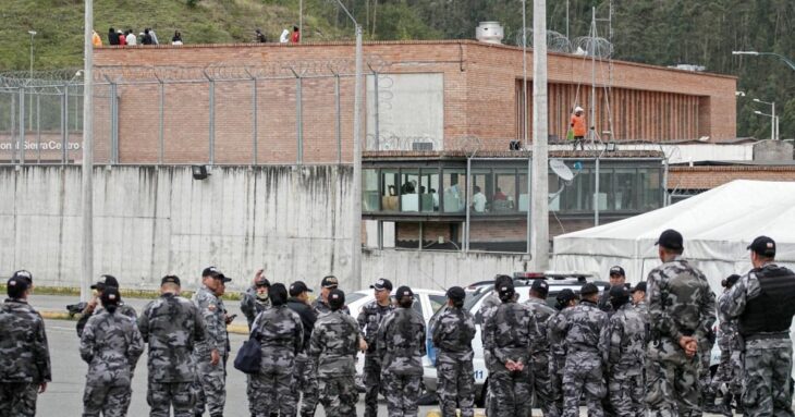 Ecuador in 'civil war' after gang leader escapes prison and TV studio hijacked | World News
