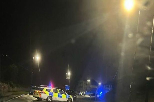 LIVE - Road closed after crash in centre of North Wales town