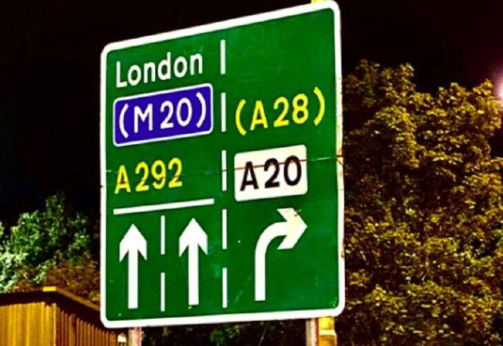 M20 lane closures in Ashford planned with A2070 and A292 Hythe Road link to also shut for two weeks