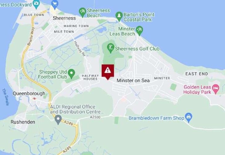 Sheppey residents in Halfway and Minster without water after pipe bursts