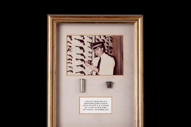 Gruesome artefact from John Lennon murder with North East connection goes up for auction