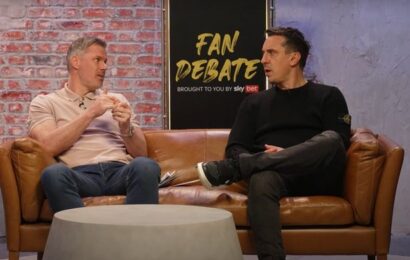 Gary Neville and Jamie Carragher clash over Ben White's controversial England snub