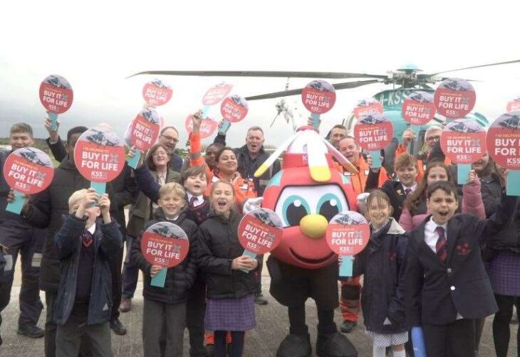 Air Ambulance Charity Kent, Surrey and Sussex launch schools competition to name its helicopters as part of Buy it for Life appeal