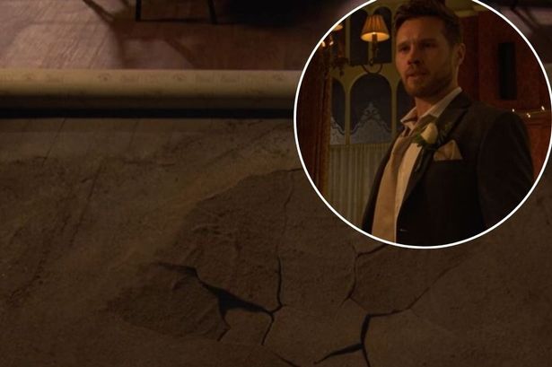 BBC EastEnders café floor caves in as soap hints at Keanu Taylor murder discovery