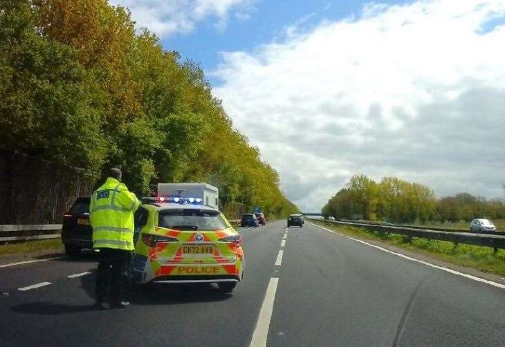 Delays on A2 between Harbledown and Patrixbourne in Canterbury following two-vehicle crash
