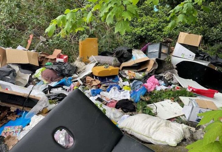 Fly-tipping along Granby Road, Northfleet, investigated