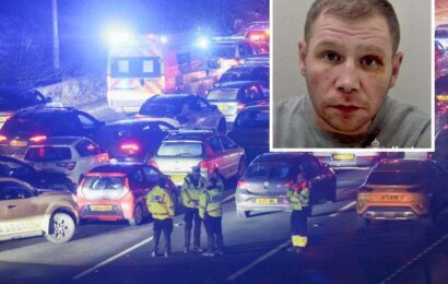 Matthew Sparkes triggers pile up on A2 in Gravesend – then flees without checking on injured victims