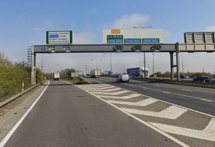 Teenagers arrested after fatal crash on M25 near Lakeside, Essex