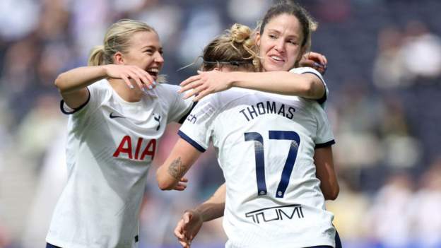 Tottenham 2-1 Leicester City: Martha Thomas scores extra-time winner