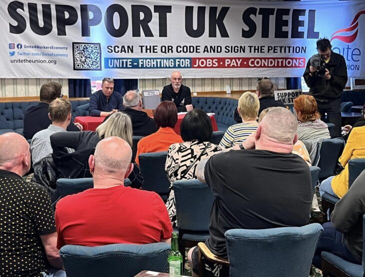 Unite 30,000 strong Support UK Steel petition handed to Hartlepool politicians