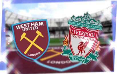 West Ham vs Liverpool LIVE! Premier League match stream, latest score and goal updates today