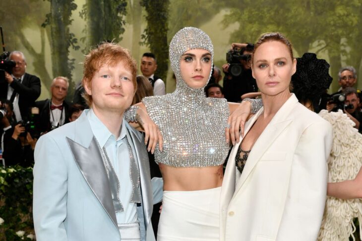 British stars Ed Sheeran and Cara Delevingne support sustainability at Met Gala