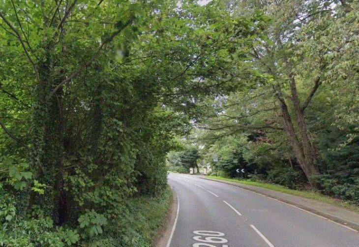 Cyclist taken to Darent Valley Hospital after being hit by car and trailer on Main Road, Longfield