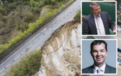 Dartford MP’s call for government to fund repairs to collapsed A226 Galley Hill Road rejected