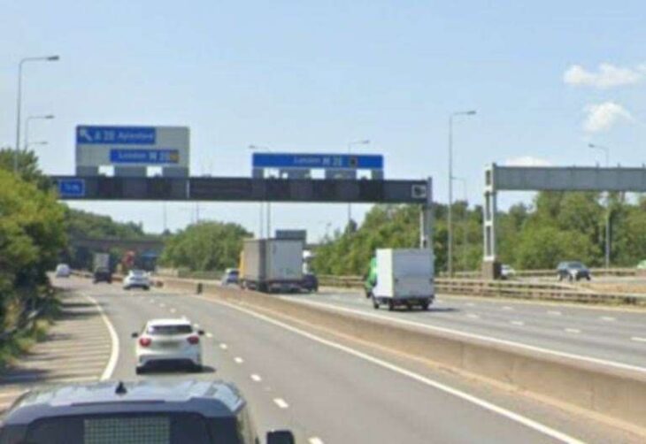 Delays on M20 near junction 5 at Aylesford following concerns for person’s welfare
