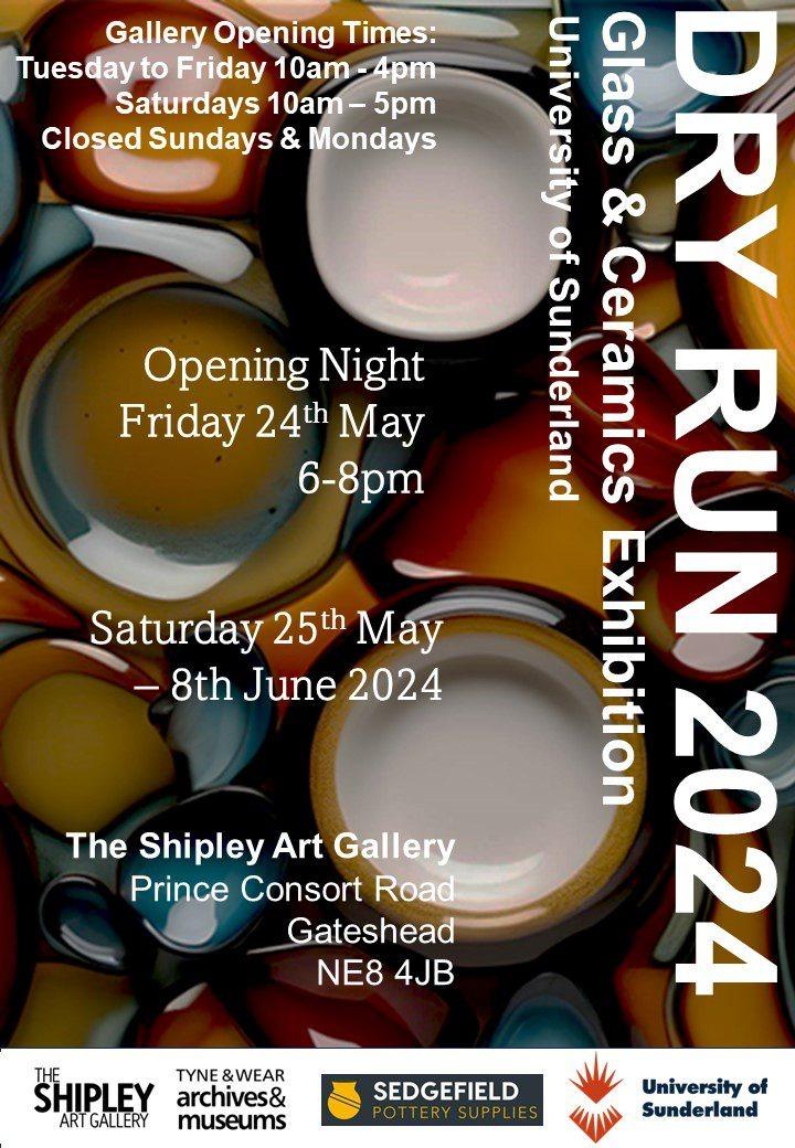 Dry Run Exhibition 2024: Showcasing the Next Generation of Glass and Ceramics Artists
