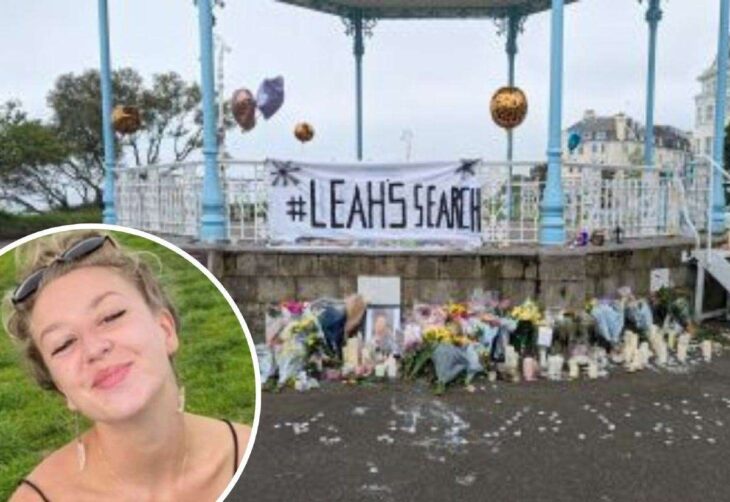 Mourners continue to lay flowers for Leah Daley after discovery of body at The Warren, between Folkestone and Dover