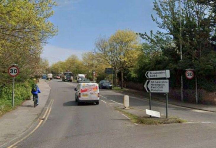 Police hunt for driver who left scene after crash on A255 Nethercourt Hill in Ramsgate