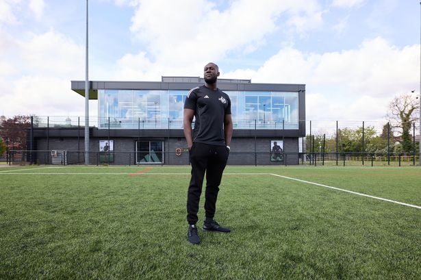 Stormzy opens Croydon football centre as Selhurst arena revamped with recording studio and games hub