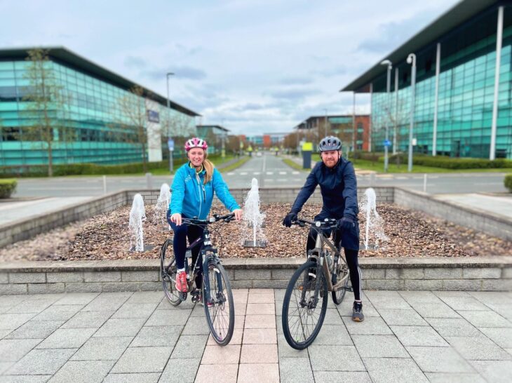 City workers take on 450 mile cycle challenge as part of £300k fundraiser in aid of Motor Neurone Disease Association