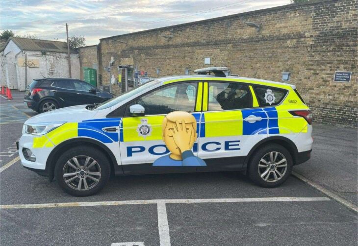 Man arrested after British Transport Police car vandalised at Maidstone West trains station