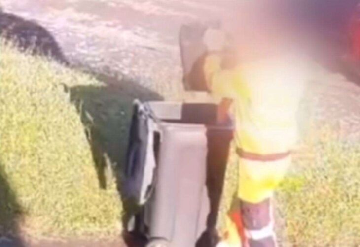 Refuse collector in Maidstone is filmed emptying a resident’s food waste caddy directly into the general waste bin