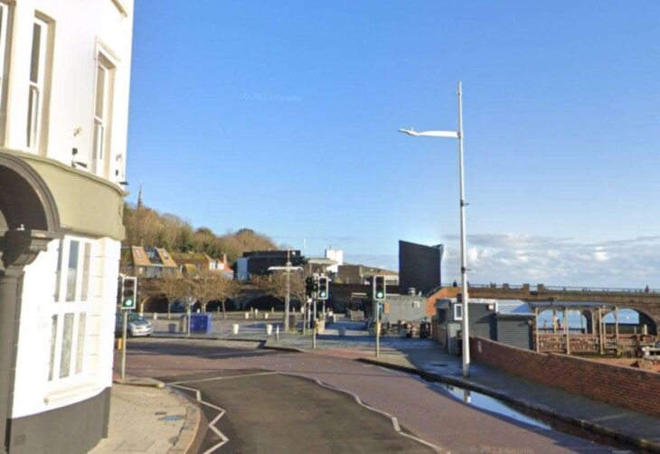 Two men in hospital after ‘pieces of wood’ used in brawl in Harbour Street, Folkestone